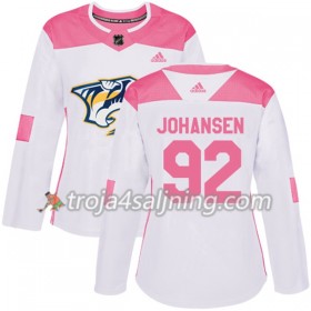 Nashville Predators tröja Ryan Johansen 92 Vit 2017-2018 Adidas Rosa Fashion Authentic - Dame NHL Tröjor